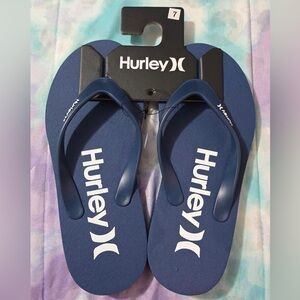 💙🩴 Hurley Thong Flip Flop Sandals - Blue - Mens Size 7